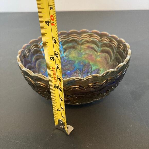 Vintage Imperial Berry/ Candy Bowl Scalloped Dessert Small - Picture 5 of 8